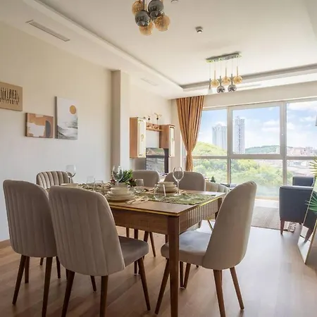 View Luxury 2bd Maslak 1453 W/parking/balcony